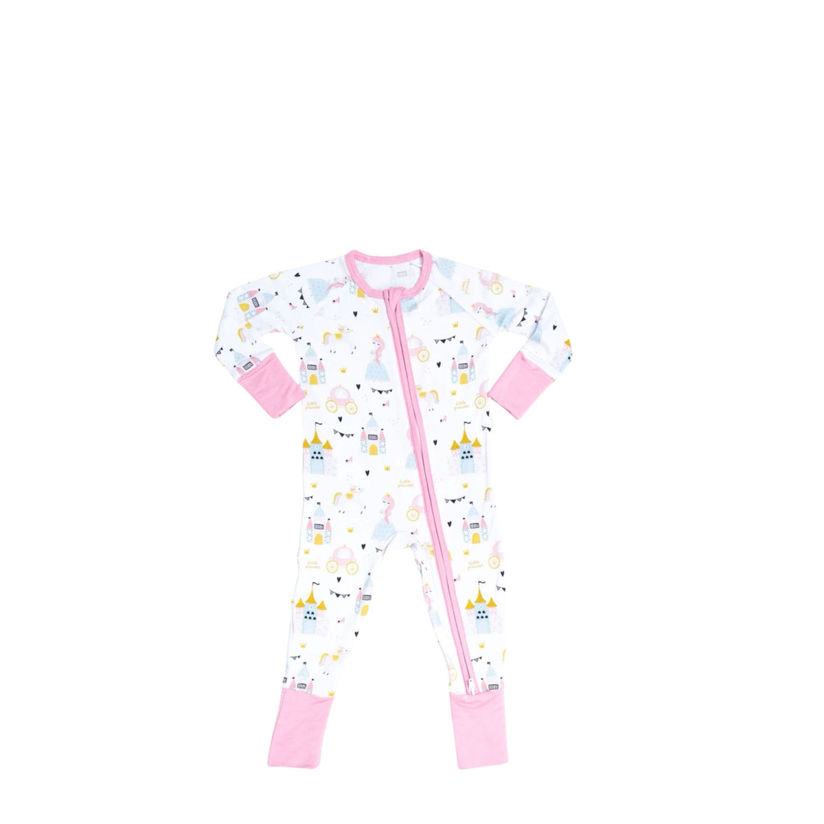 Bao Bei PH Maxi Bamboo Zippered Frogsuit with Mittens and Footsies for Newborn Infant Baby Onesie