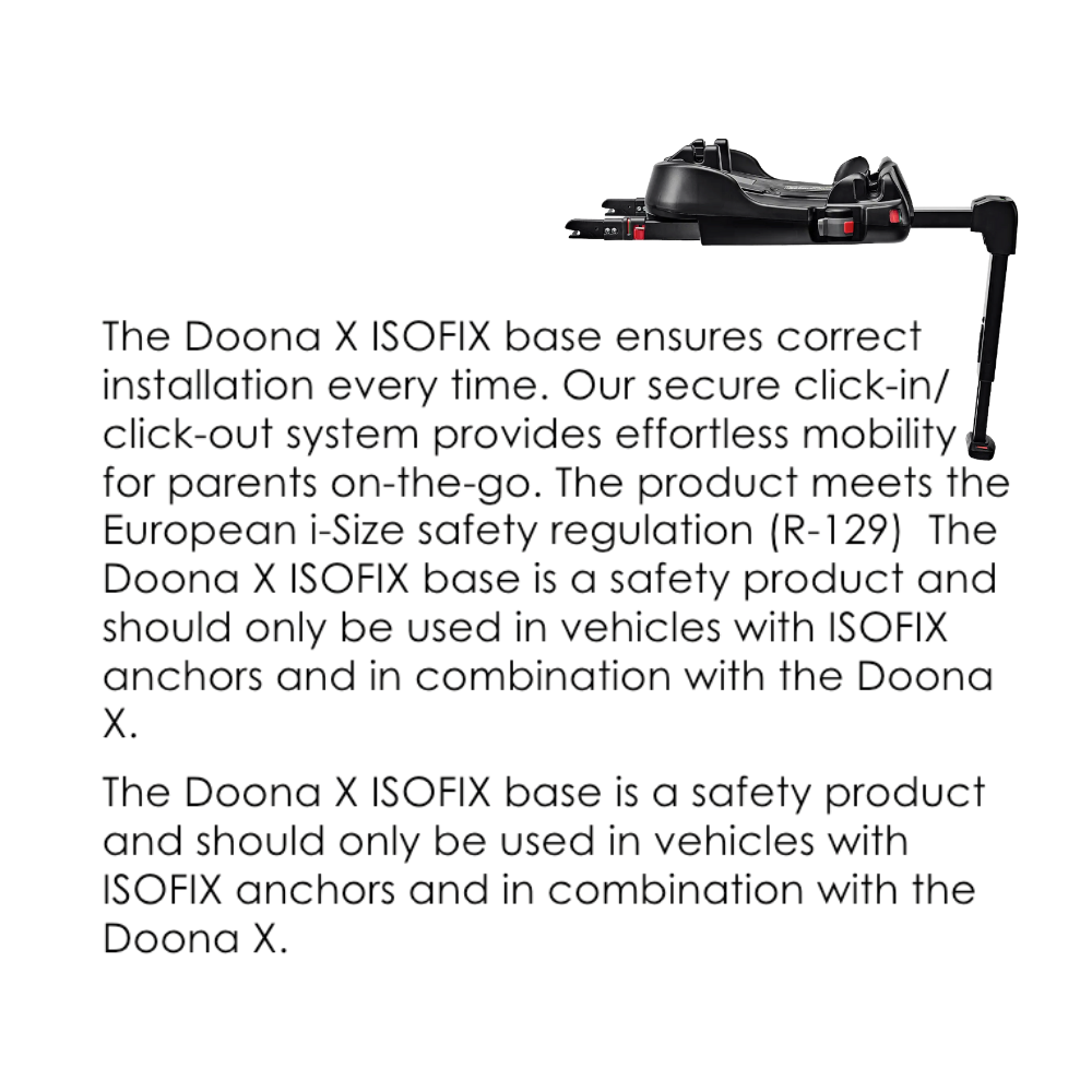 Doona X ISO-Fix Base