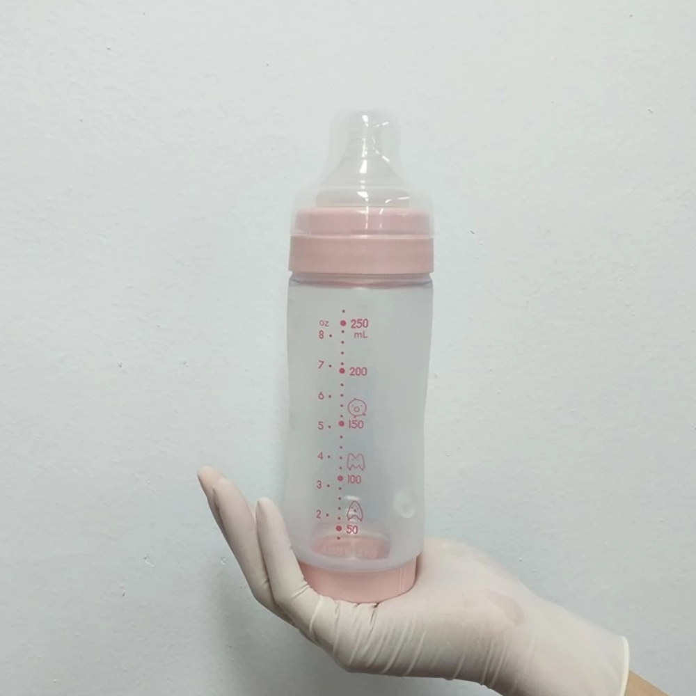AMOBABY Baby Bottle in Silicone Balloon Cover |TRITAN Medical Grade Materials