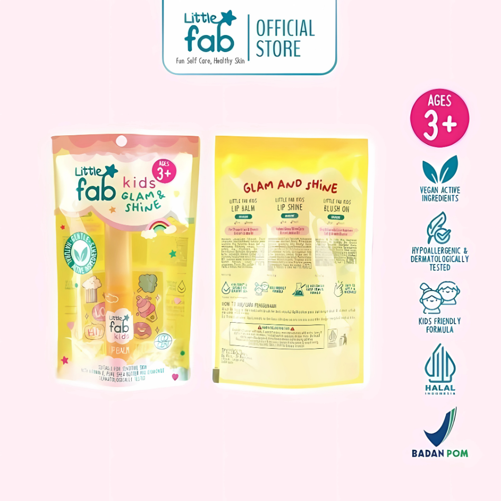 Little Fab - Kids Lip Balm 3gr | Hypoallergenic and Vegan