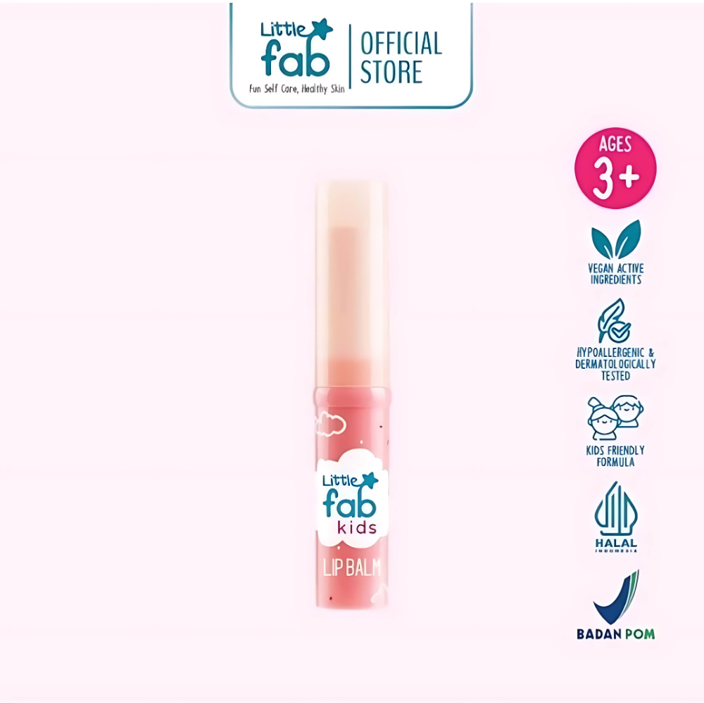 Little Fab - Kids Lip Balm 3gr | Hypoallergenic and Vegan