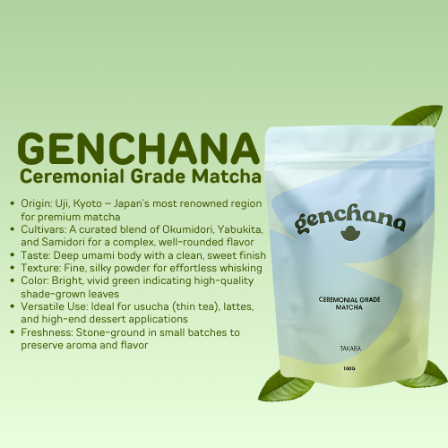 Genchana Takara Ceremonial Matcha 100g Pouch