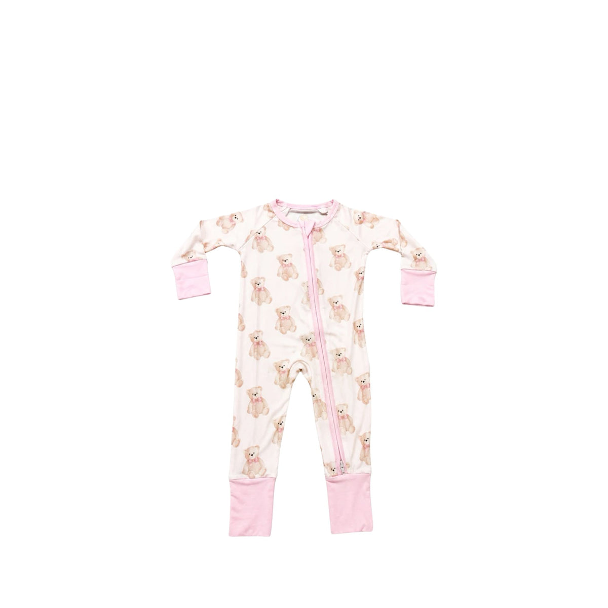 Bao Bei PH Maxi Bamboo Zippered Frogsuit with Mittens and Footsies for Newborn Infant Baby Onesie