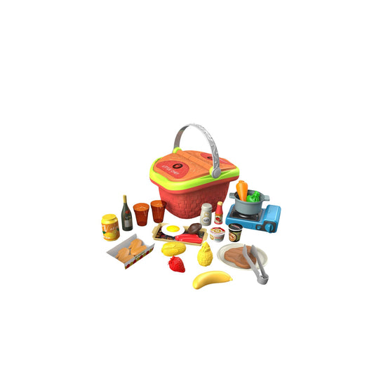 Little Fat Hugs Picnic Grill Basket I Allow children to explore stories, Enhance their expression skills, Easy to hold and play
