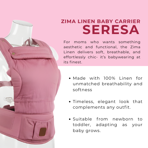 Zima Linen Baby Carrier SERESA
