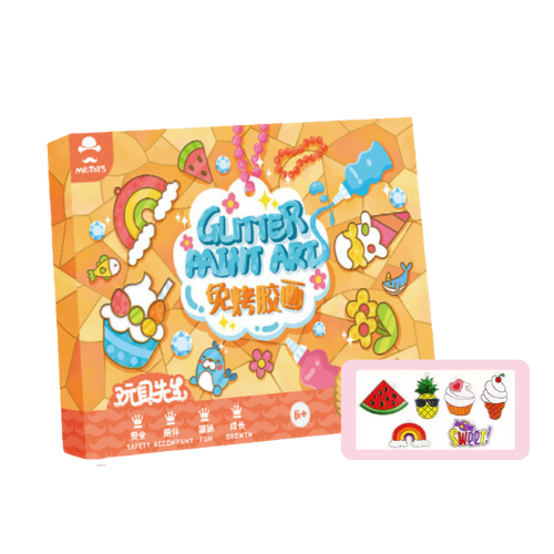 Mr. Toys Glitter Paint Set | High-Shine Sparkling Art Medium for Crafts and Decorations