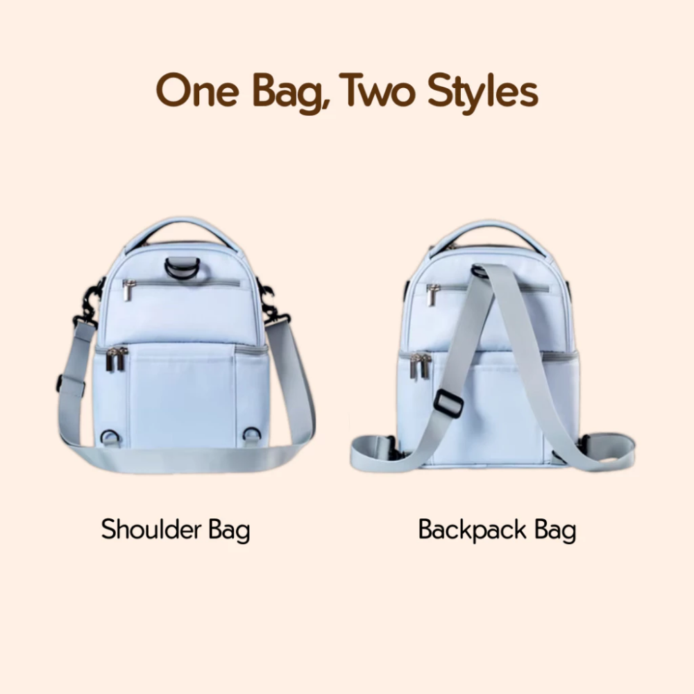 Lunabebe by Mama Blends Two-Layer Breastpump Thermal Cooler Bag