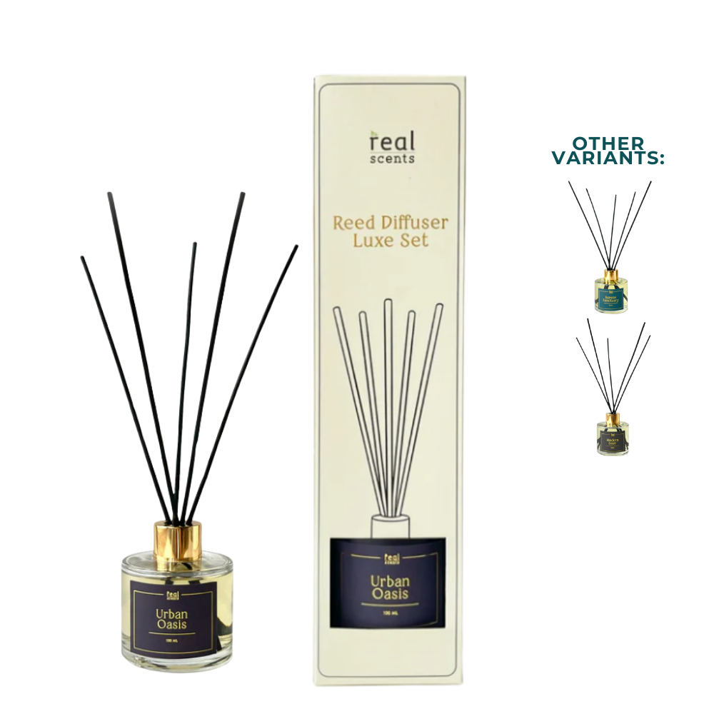 Real Scents Luxe Reed Diffuser Set (100 ml)