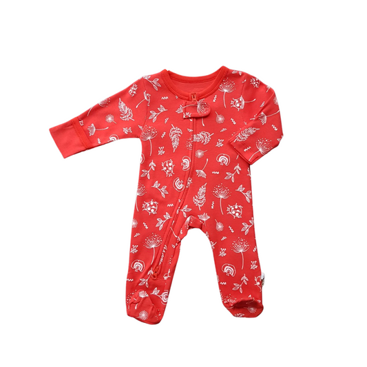 Babysoy Zipper Footie