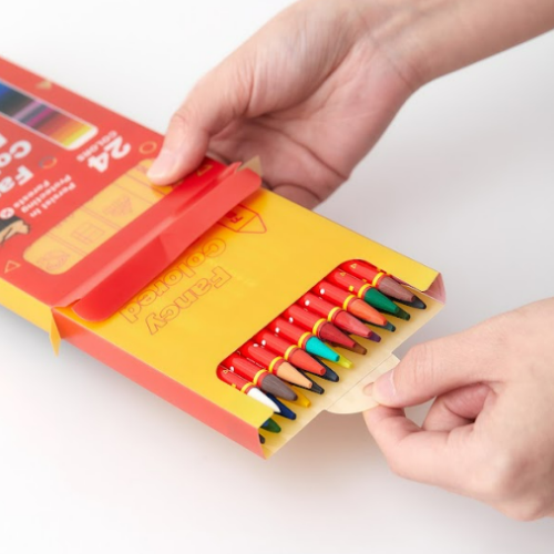 Flower Monaco Fancy Colored Pencils | 24 colors