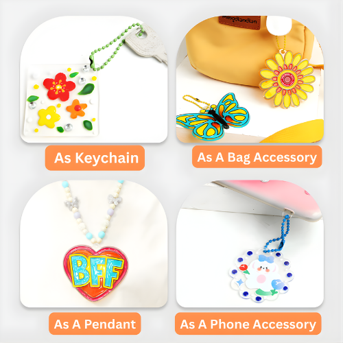 Mr. Toys Glitter Paint Set | High-Shine Sparkling Art Medium for Crafts and Decorations