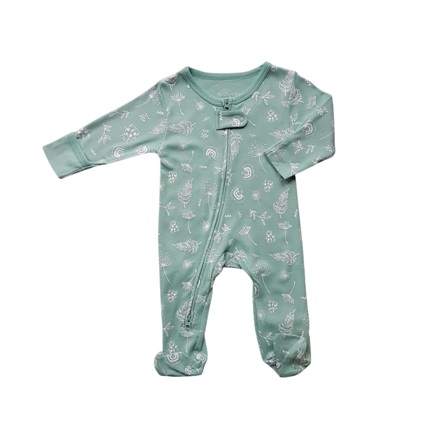 Babysoy Zipper Footie