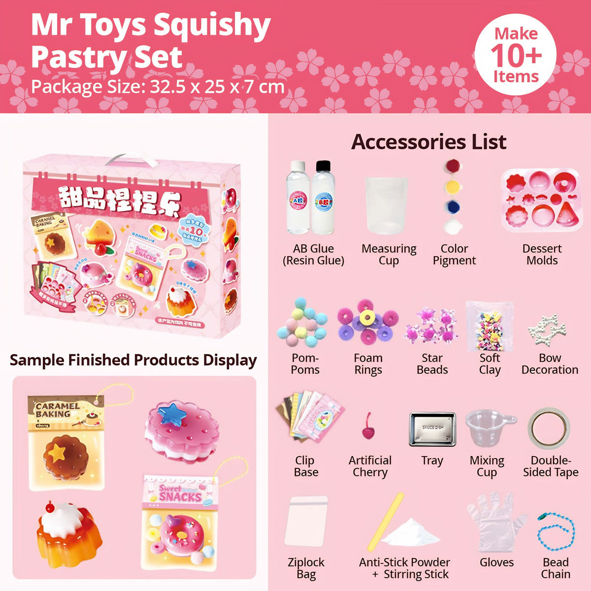 Mr. Toys Squishy Pastry Set