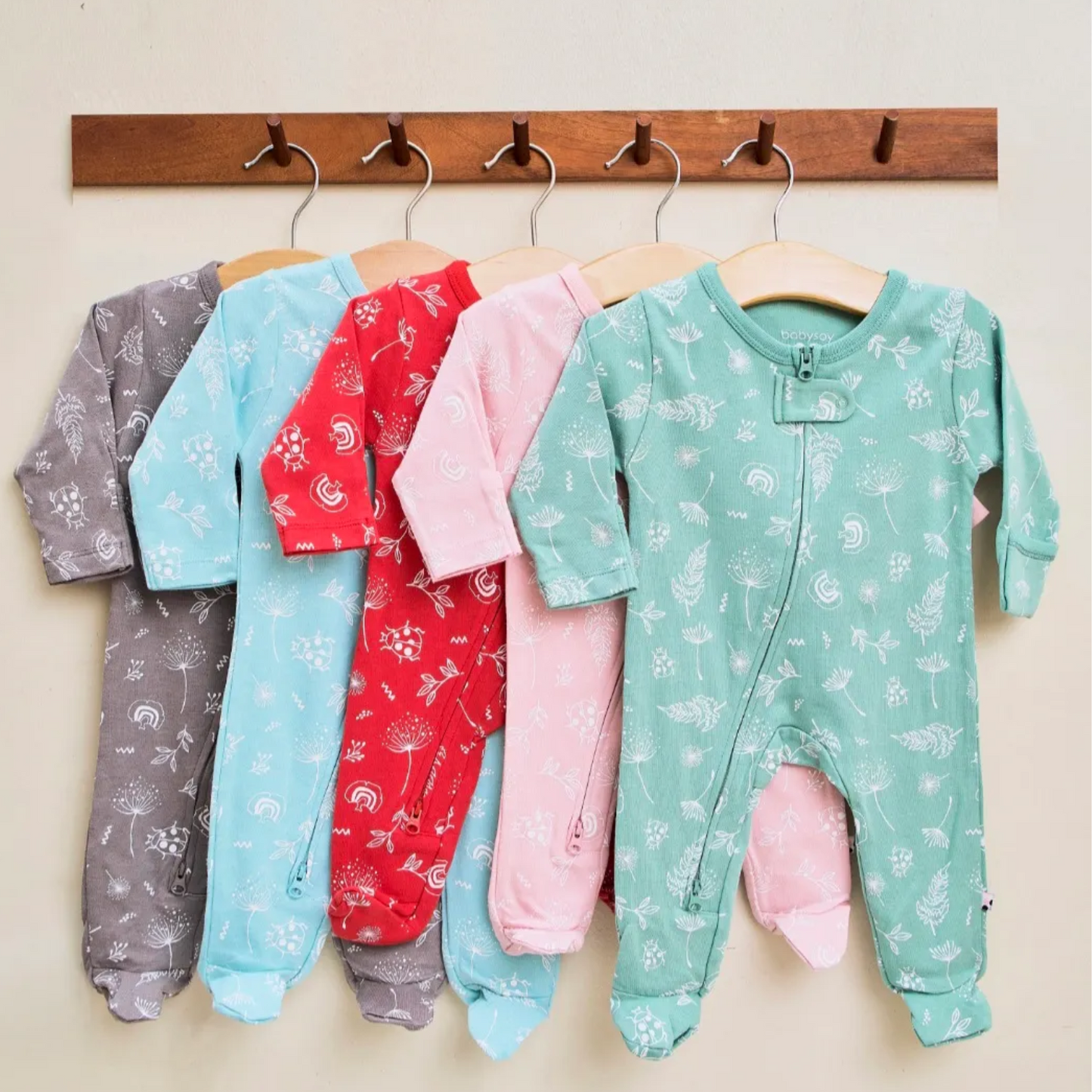 Babysoy Zipper Footie
