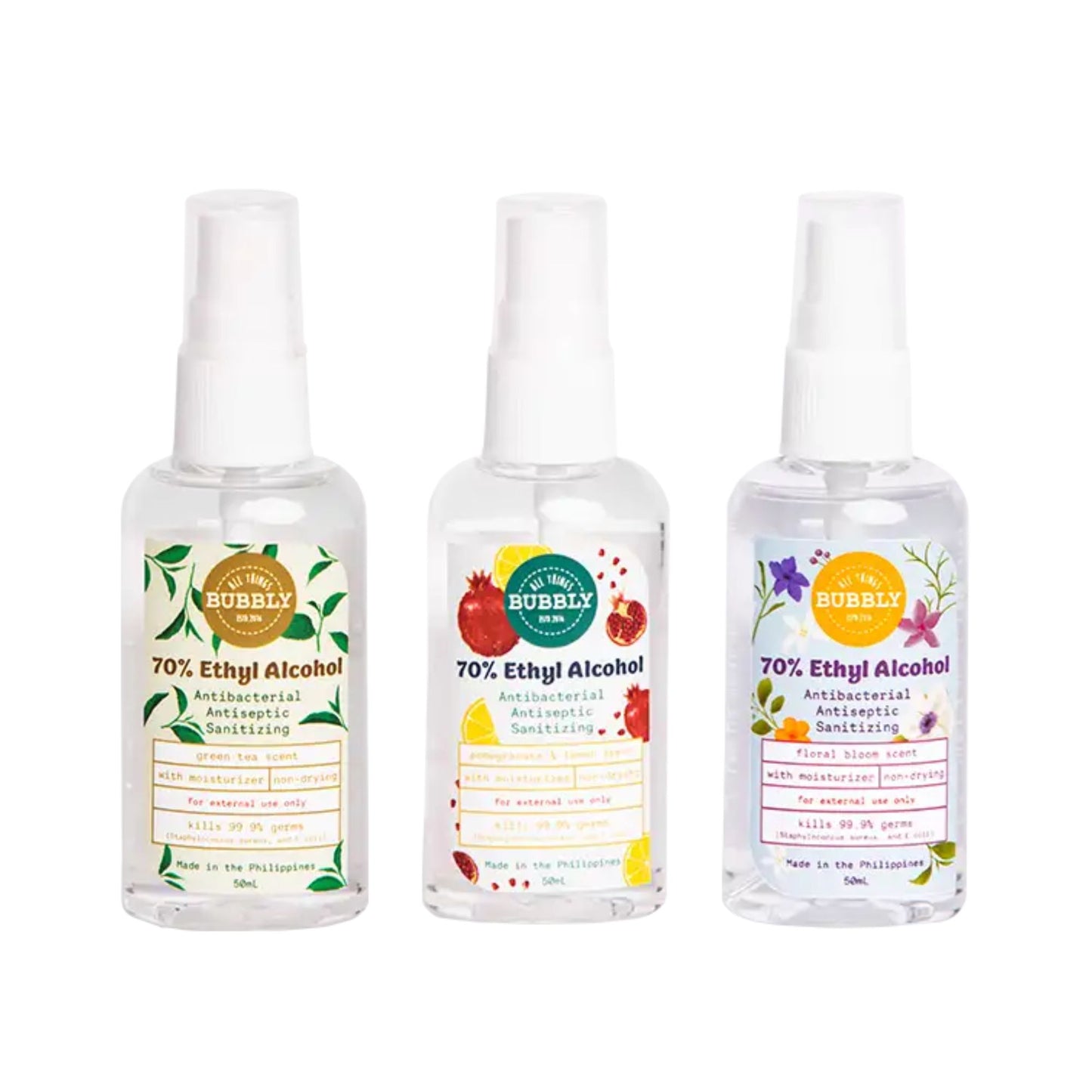 All Things Bubbly 70% Ethyl Alcohol 50ml