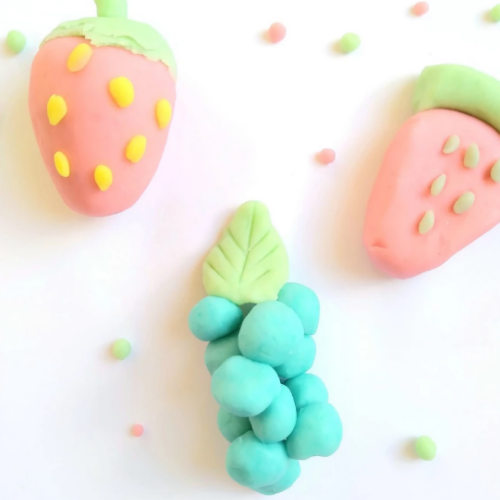 The Happy Blue House Playdough with Non-Stick Rolling Pin | Set of 6