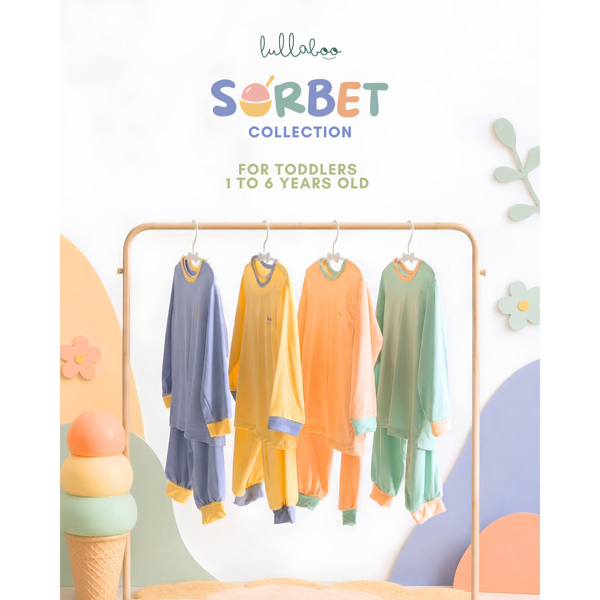 Lullaboo Bamboo Pajama Set for Toddler