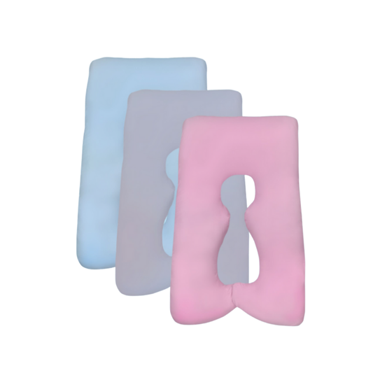 Little Totts Maternity Pillow (U-Shaped with Belly Support Hole)