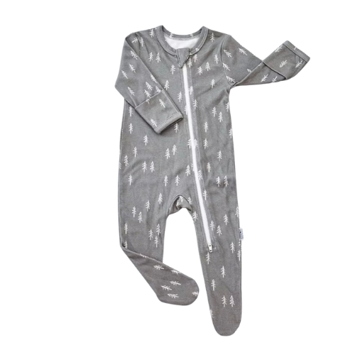 Snooze Avenue Footed Baby Rompers in Bamboo Fabric