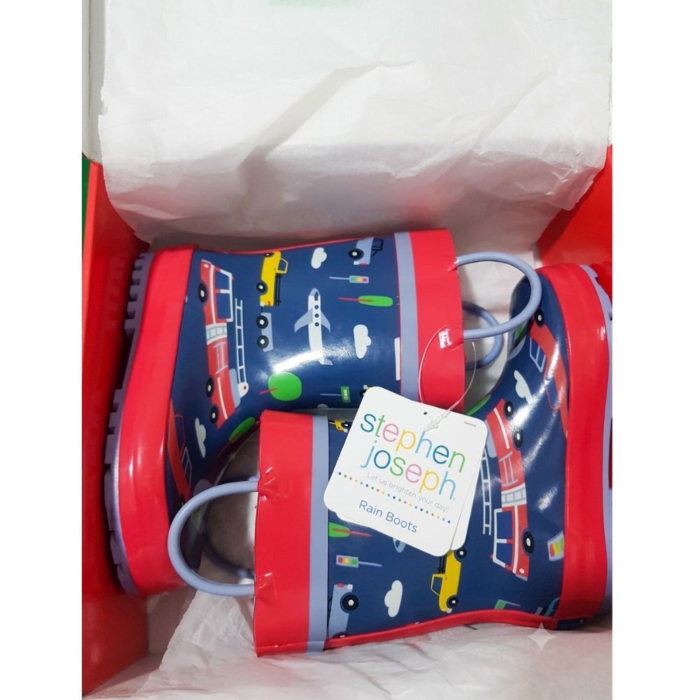 Stephen Joseph Rain Boots Transportation