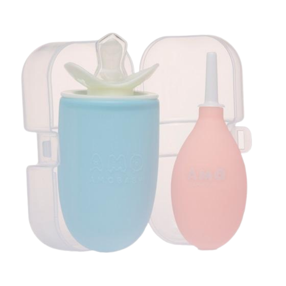 AMOBABY - Pacifier in Silicone Balloon Cover with Pump