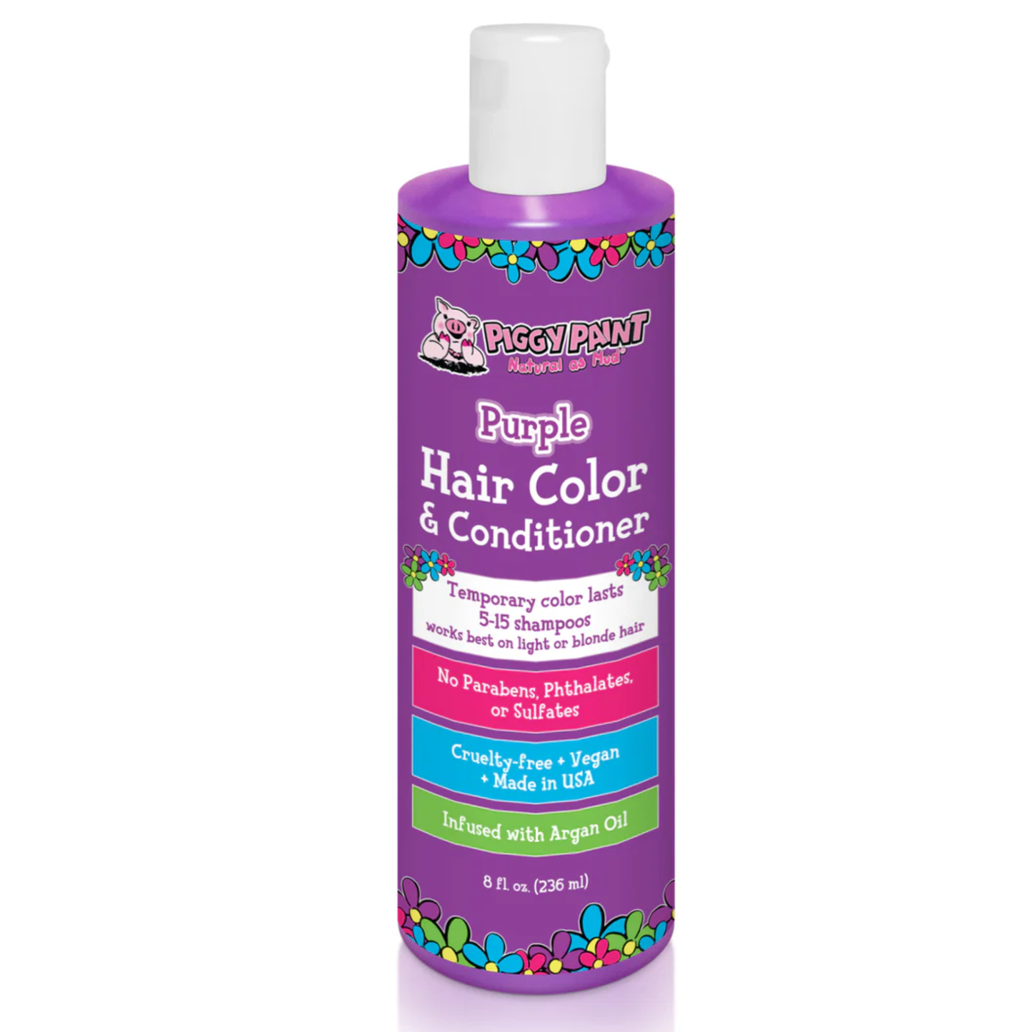 Piggy Paint Hair Color & Conditioner | 236ML PURPLE