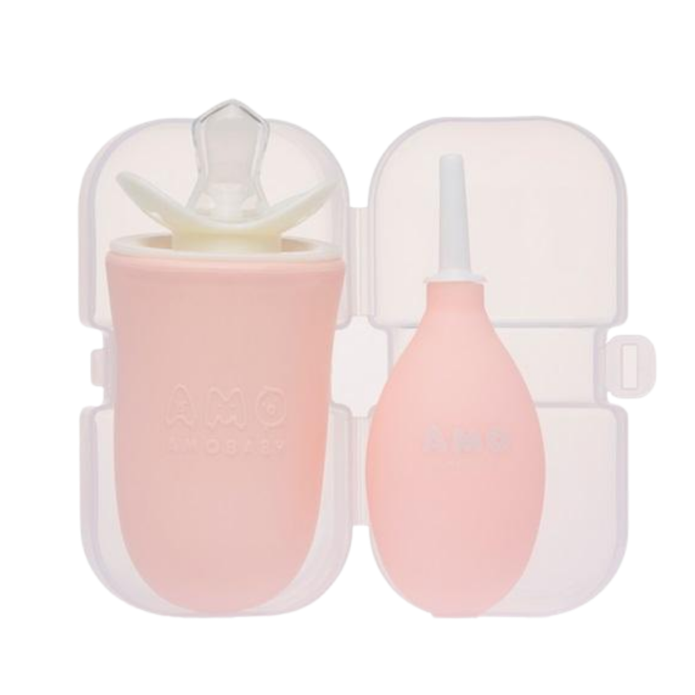 AMOBABY - Pacifier in Silicone Balloon Cover with Pump