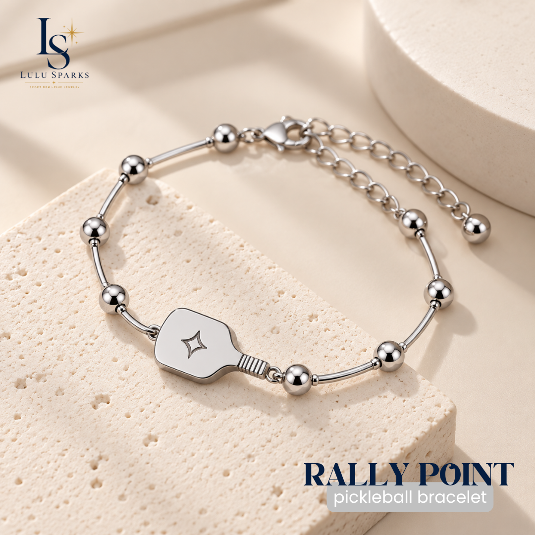 *PRE-ORDER | RALLY POINT BRACELET | Pickleball Bracelet Hypoallergenic Water/Sweat/Tarnish Resistant Jewelry