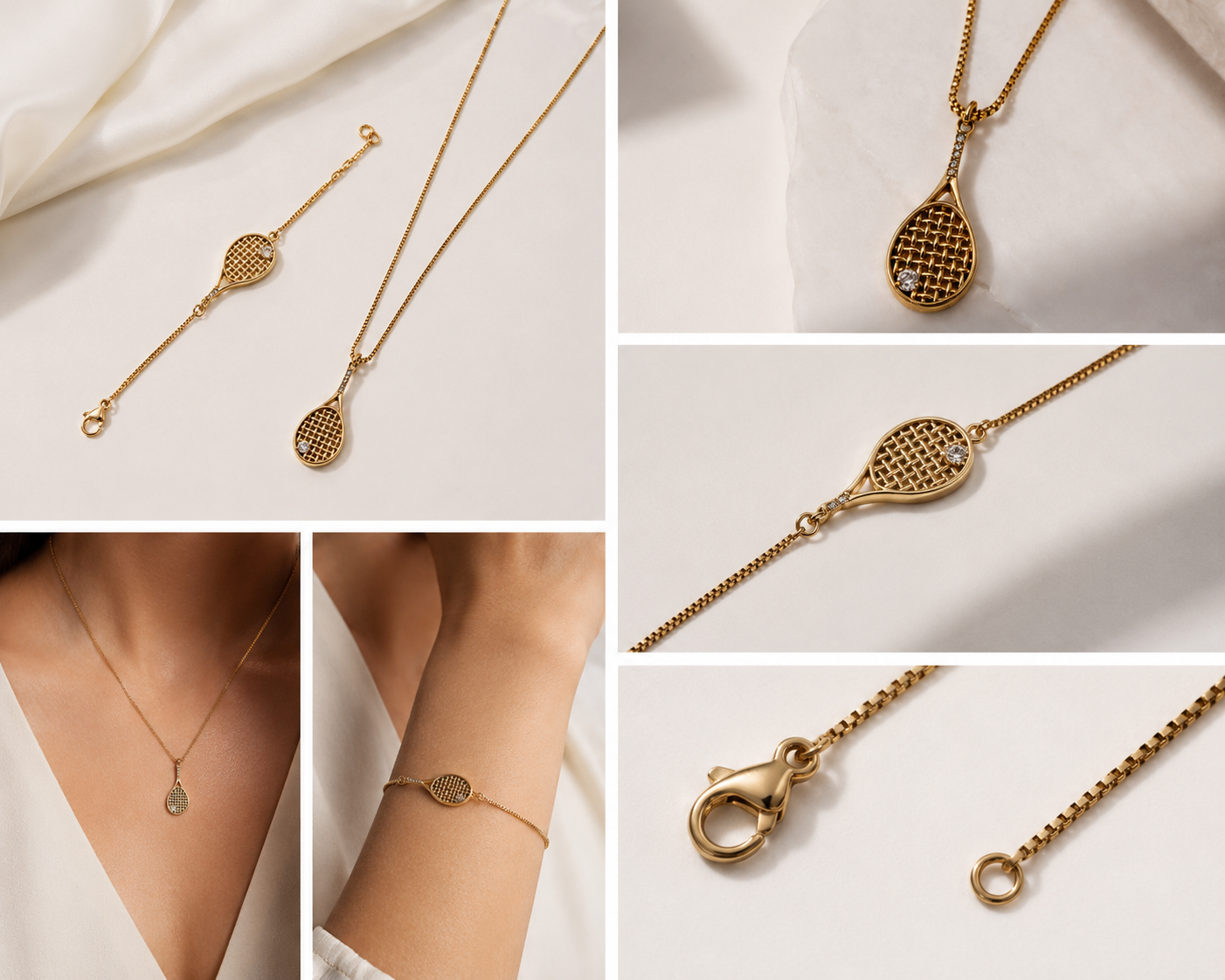 TENNIS BRACELET | Lulu Sparks Sport Demi-Fine Jewelry 18K PVD Gold Hypoallergenic Water/Sweat/Tarnish Resistant
