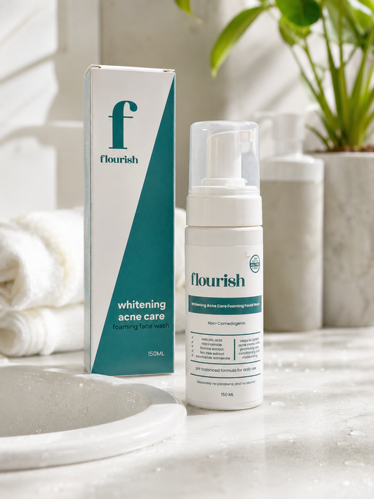 Flourish Whitening Acne Care Foaming Facial Wash 150ML