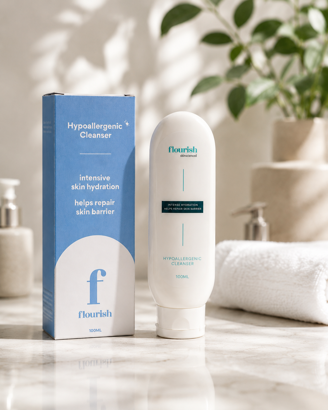 Flourish Hypoallergenic Cleanser 100ML