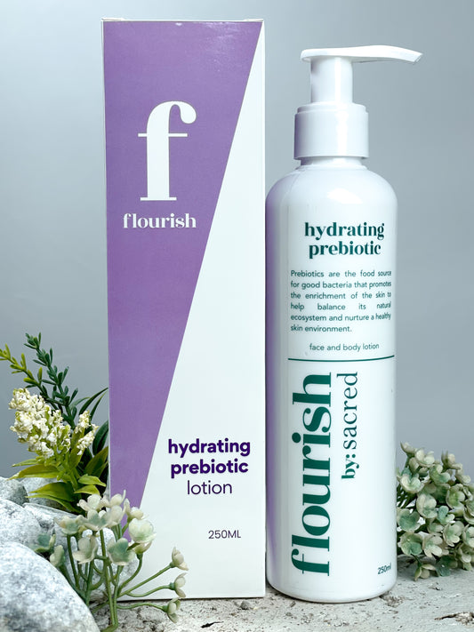 Flourish Hydrating Prebiotic Face & Body Lotion 250ML