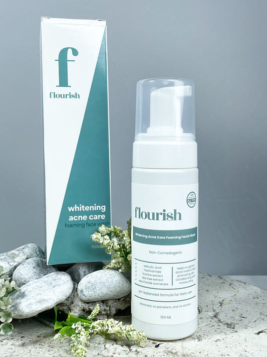Flourish Whitening Acne Care Foaming Facial Wash 150ML