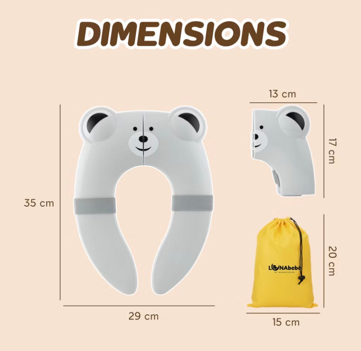 Lunabebe Portable Folding Potty Seat