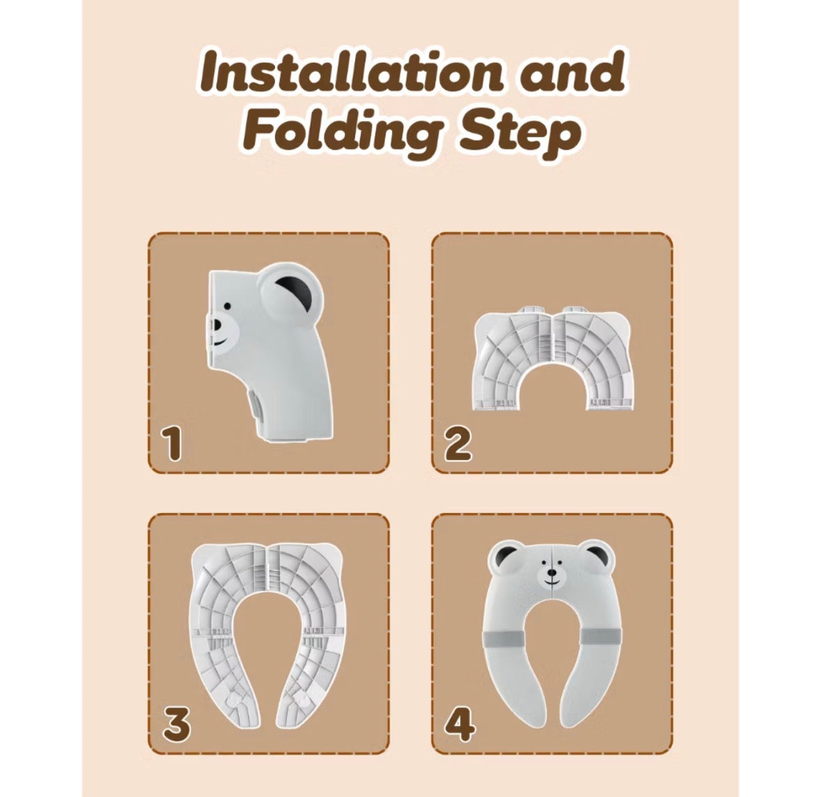 Lunabebe Portable Folding Potty Seat