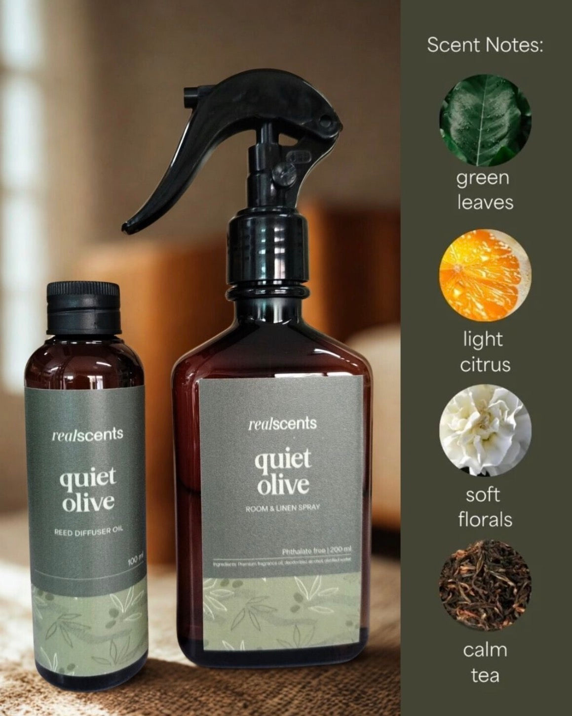 Real Scents Room and Linen Spray 200ml