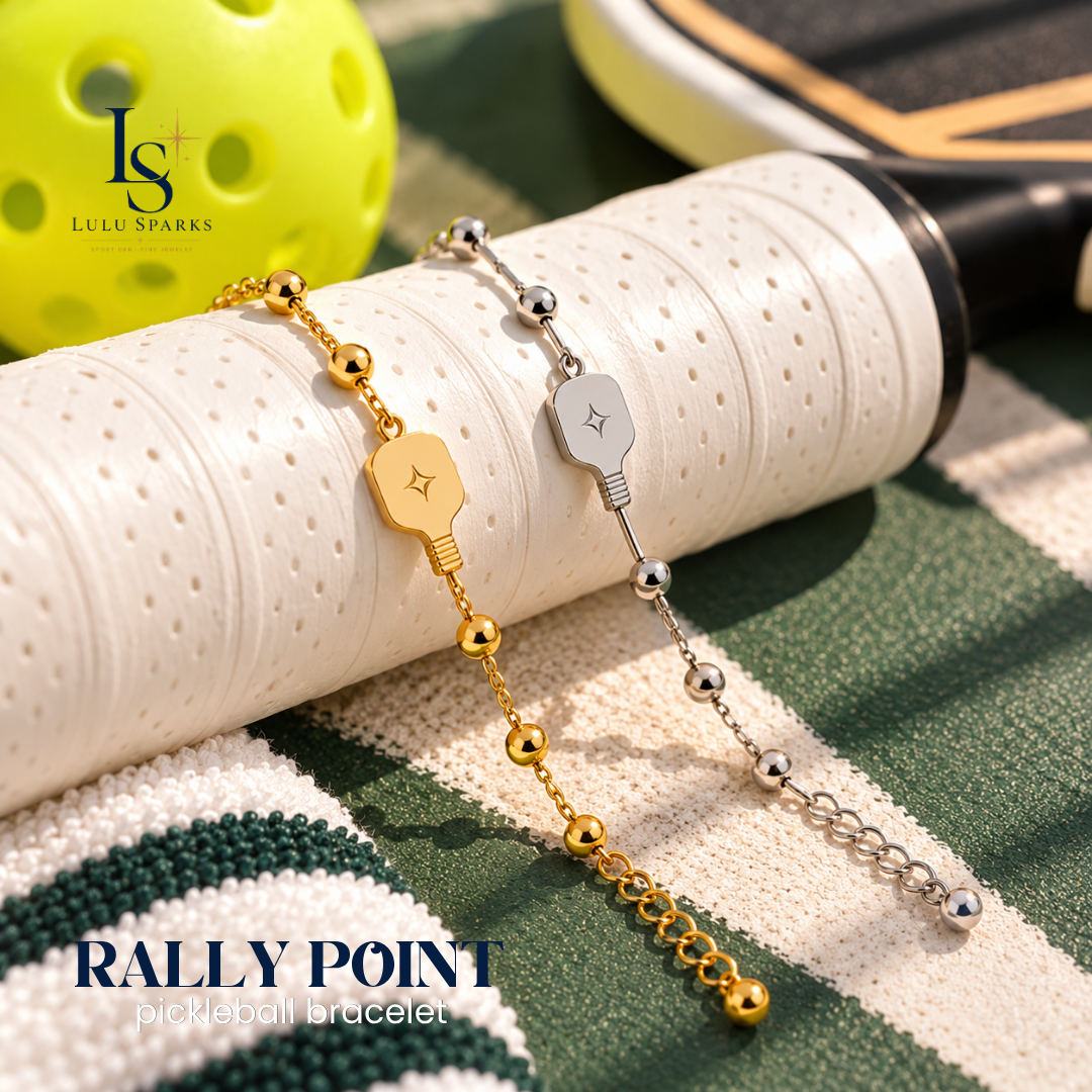 *PRE-ORDER | RALLY POINT BRACELET | Pickleball Bracelet Hypoallergenic Water/Sweat/Tarnish Resistant Jewelry