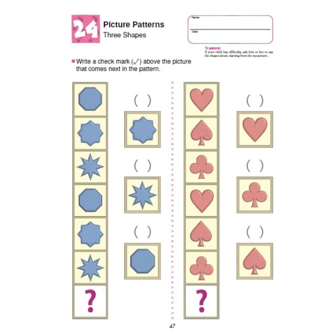 Little Fat Hugs Kumon Workbook Pre-K & Up Logic