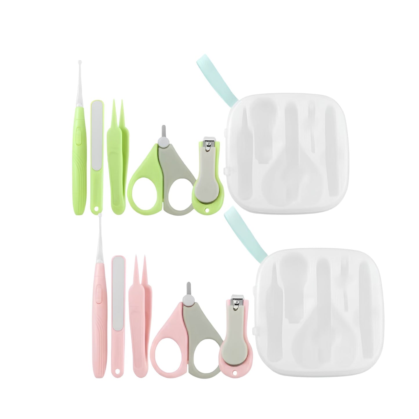 Lunabebe Kids Baby Grooming Kit with Flash Lighting Ear Scoop | 5- Piece