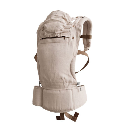 Zima Linen HIRAYA V2 Ergonomic Baby Carrier Suitable for Newborns - Toddlers (up to 20kg)